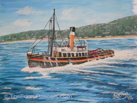 The Harrington, Swansea -Cyprus Gallery, Painting in Acrylics by Jo